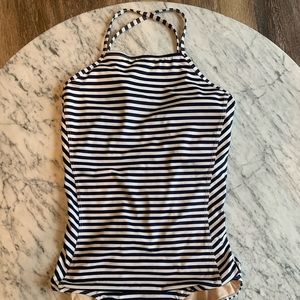 Albion Weekender Navy & White Stripe One Piece- Lg